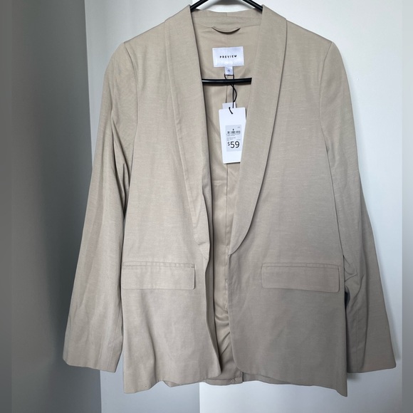 Preview Collection Jackets & Blazers - 🌟 HOST PICK 🌟 BNWT Casual Blazer Size 8